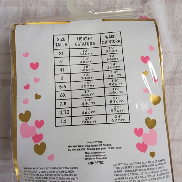 Sweet n sassy. 10 pack unicorn print. Pink size for - Picture 3 of 3